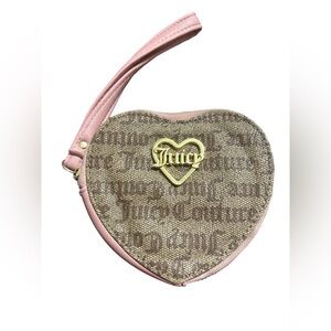Juicy Couture Heart ❤️ shaped wristlet